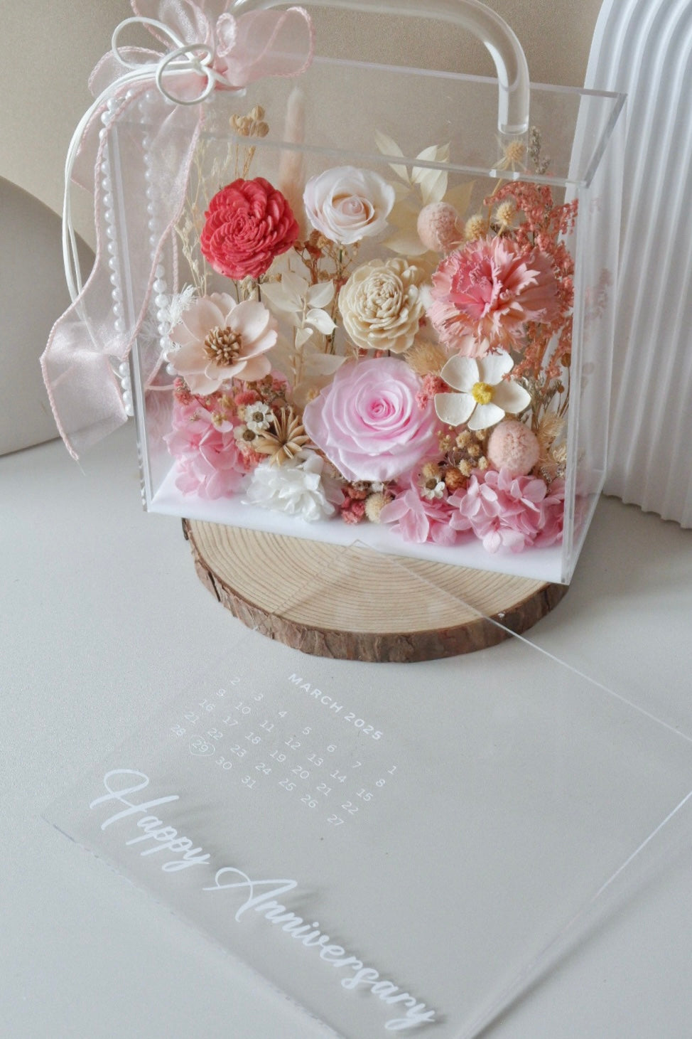 Belle Classy Bag Preserved Acrylic Frame