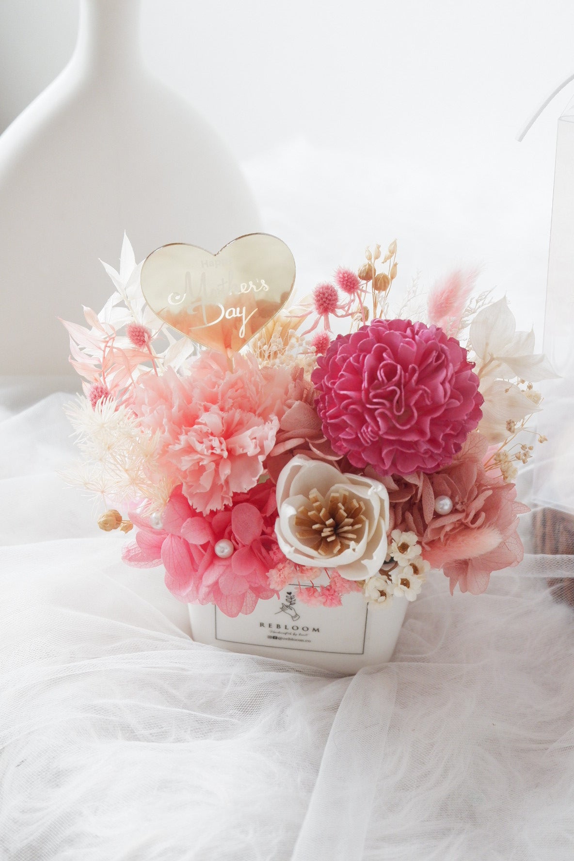 Nurturing Love Preserved Flower Pot