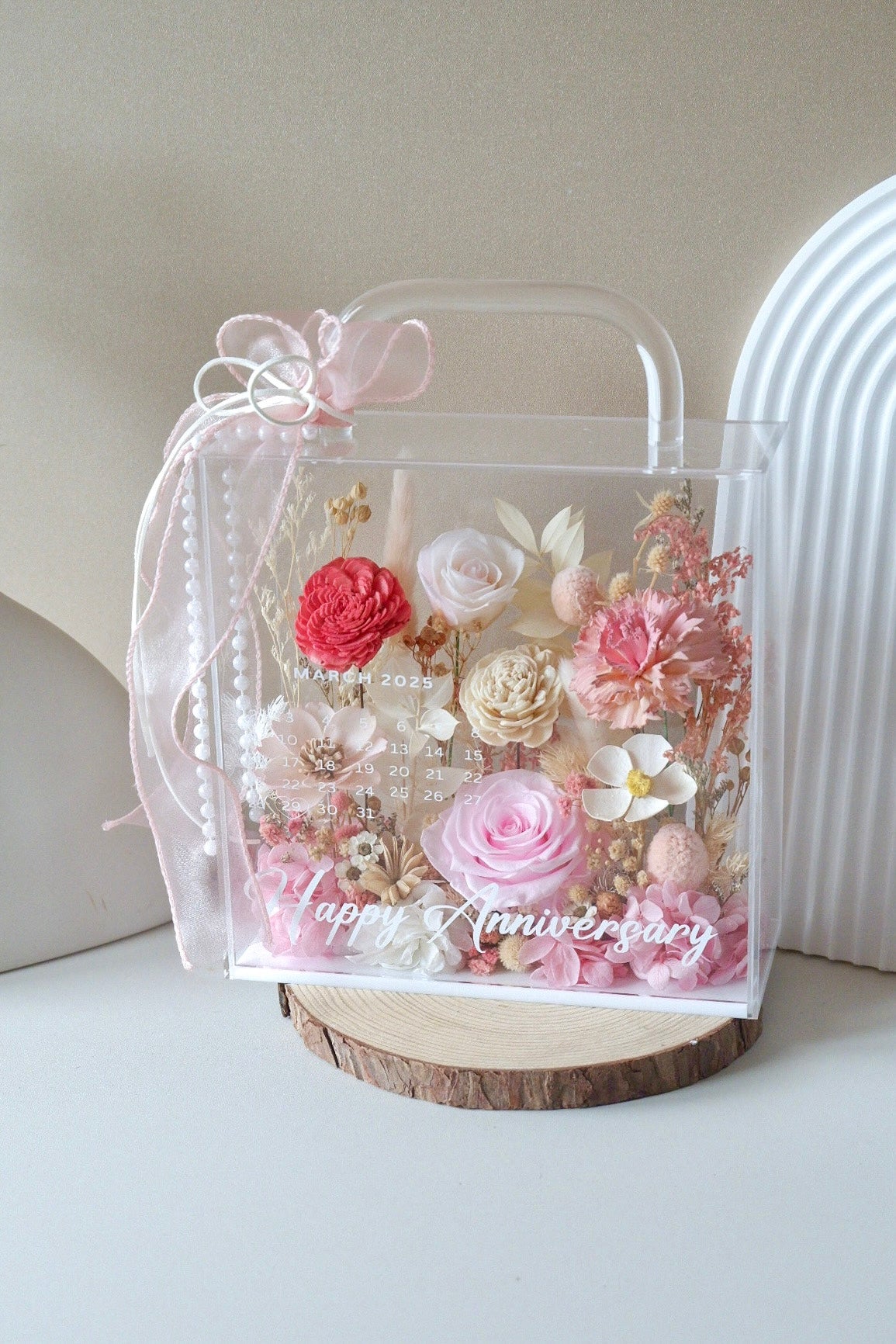 Belle Classy Bag Preserved Acrylic Frame
