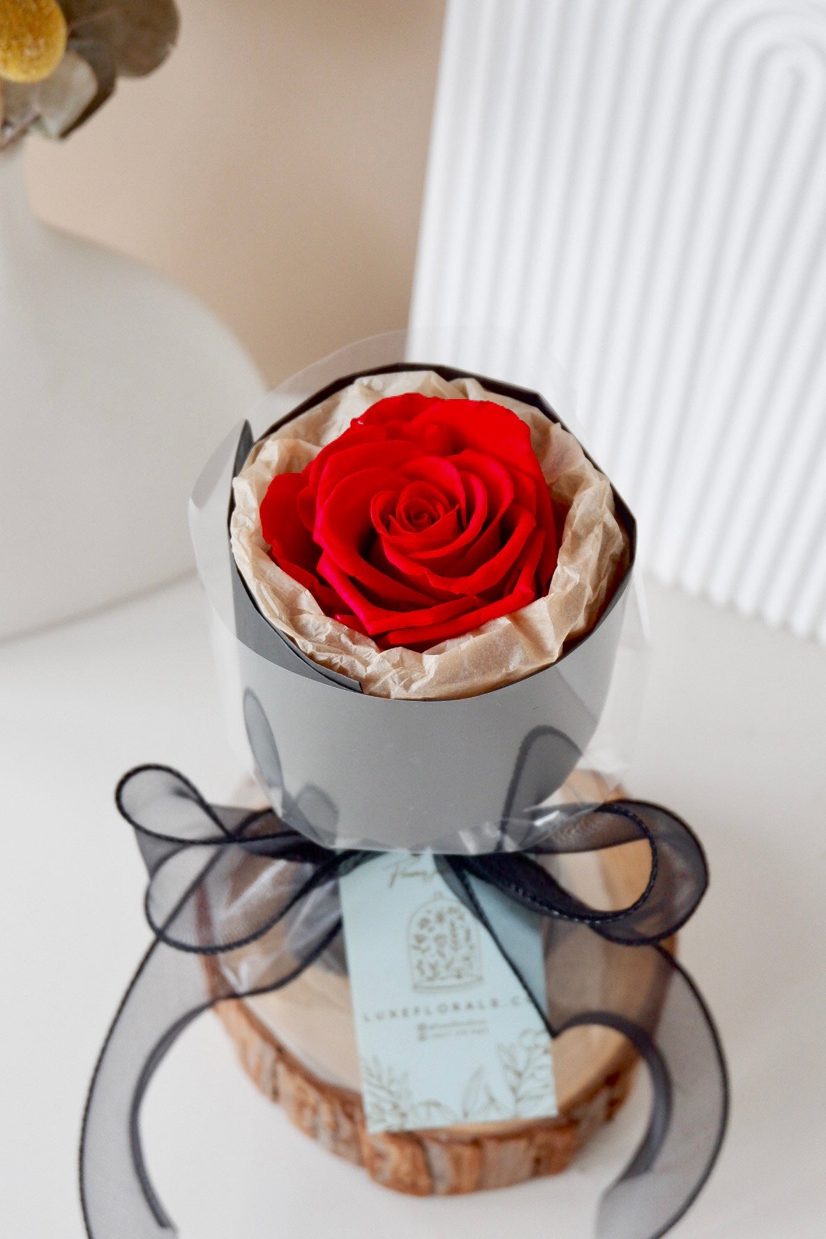The One Mini Preserved Bouquet (Red)