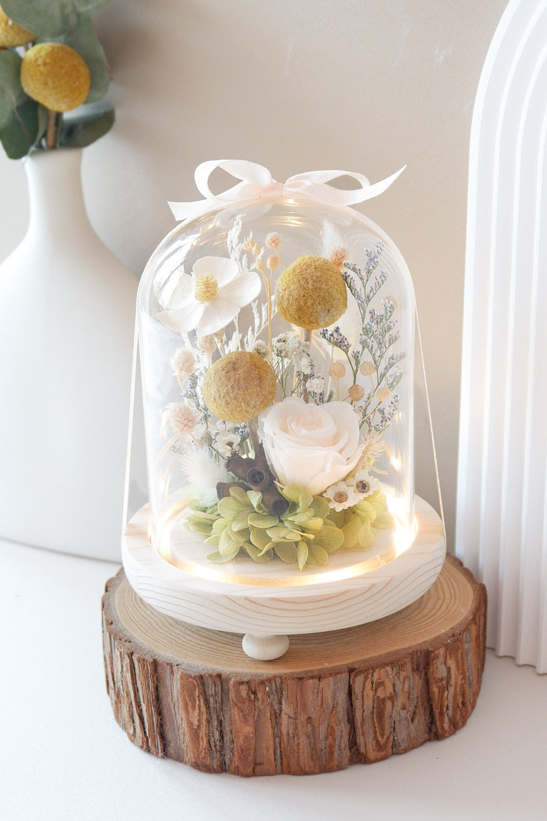 Garden Dreams Preserved Flower Bell Jar