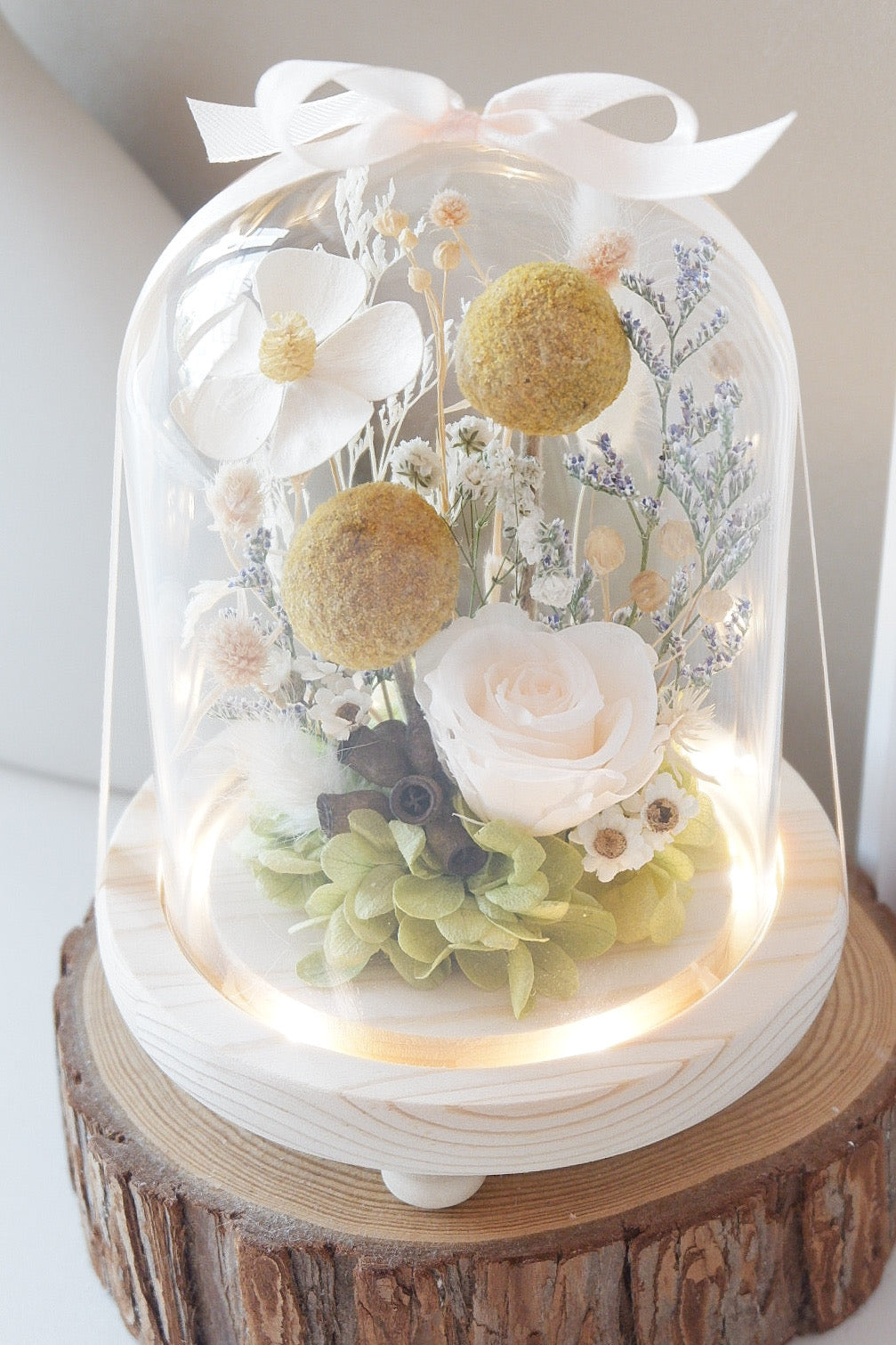 Garden Dreams Preserved Flower Bell Jar