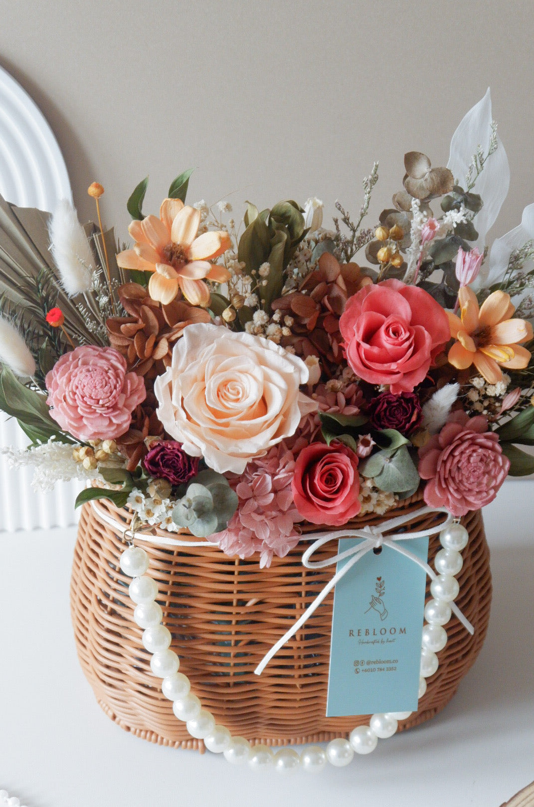 Florence Preserved Garden Basket