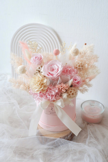 Pretty in Pink Preserved Bloom Box