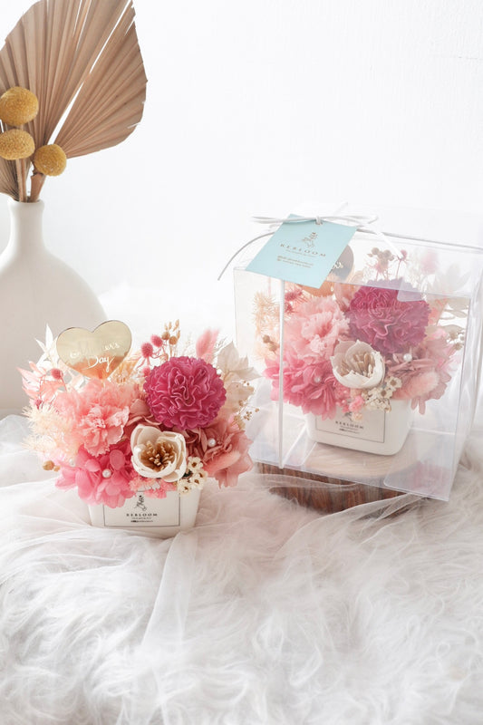 Nurturing Love Preserved Flower Pot