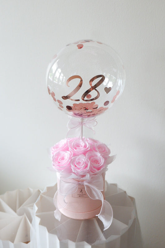 Classic Love Preserved Bloom Box (Pink)