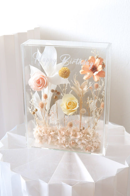 Honey Preserved Acrylic Frame