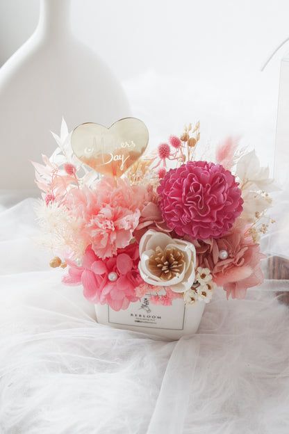 Nurturing Love Preserved Flower Pot