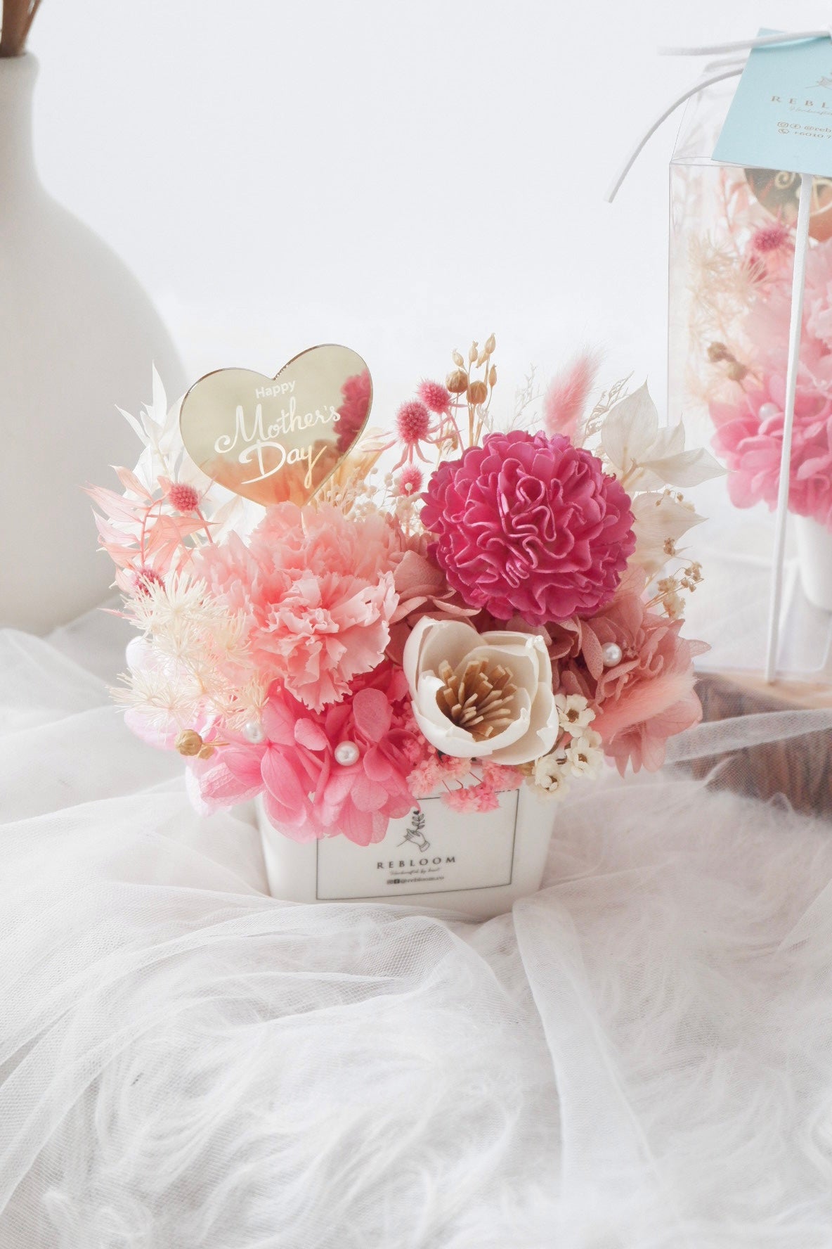 Nurturing Love Preserved Flower Pot