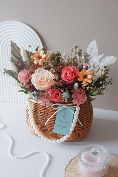Florence Preserved Garden Basket