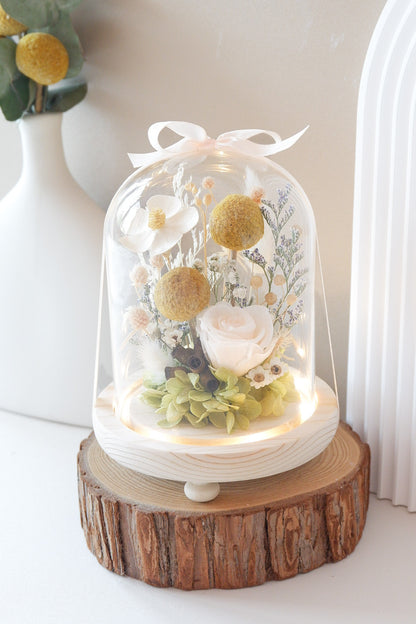Garden Dreams Preserved Flower Bell Jar